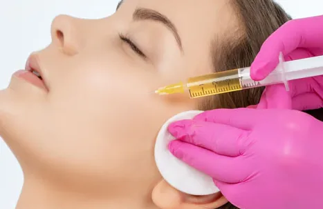 PRP facial treatment